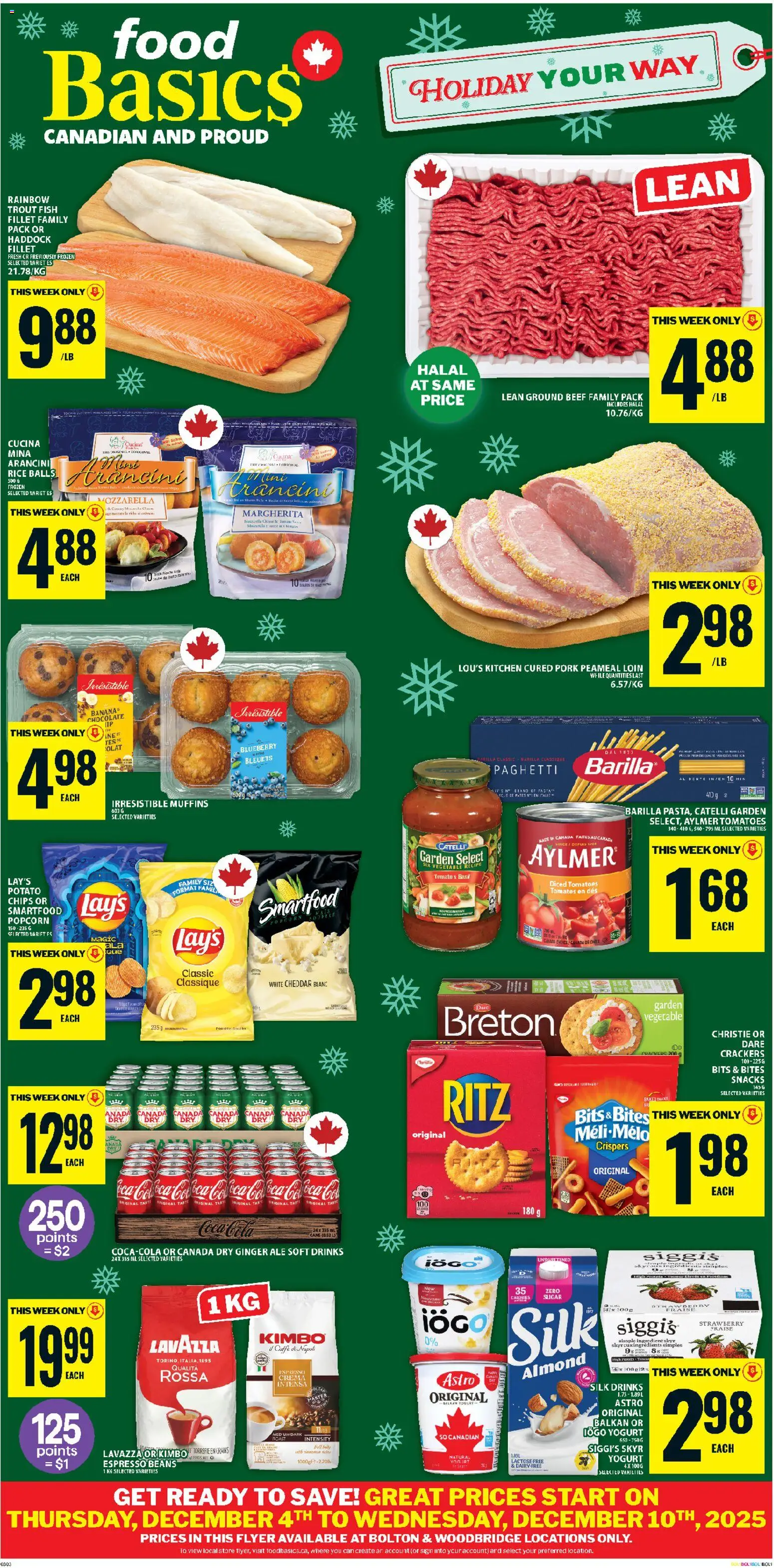 Preview of leaflet Woodbridge from shop Food Basics is valid from Dec 04, 2025