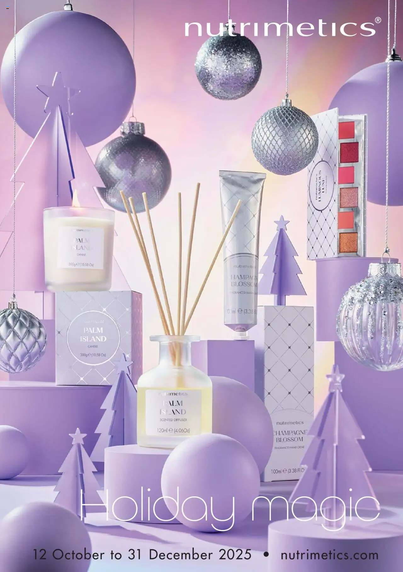 Preview of catalogue Nutrimetics Brochure Holiday magic from shop Nutrimetics valid 12/10/2025
