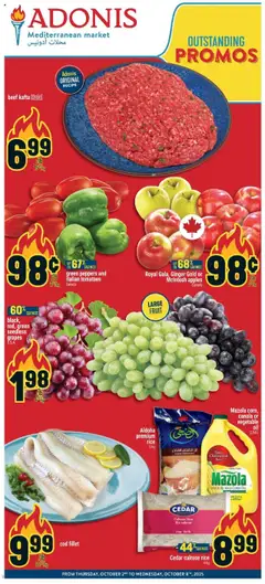 Preview of leaflet Weekly Flyer from shop Adonis is valid from Oct 02, 2025