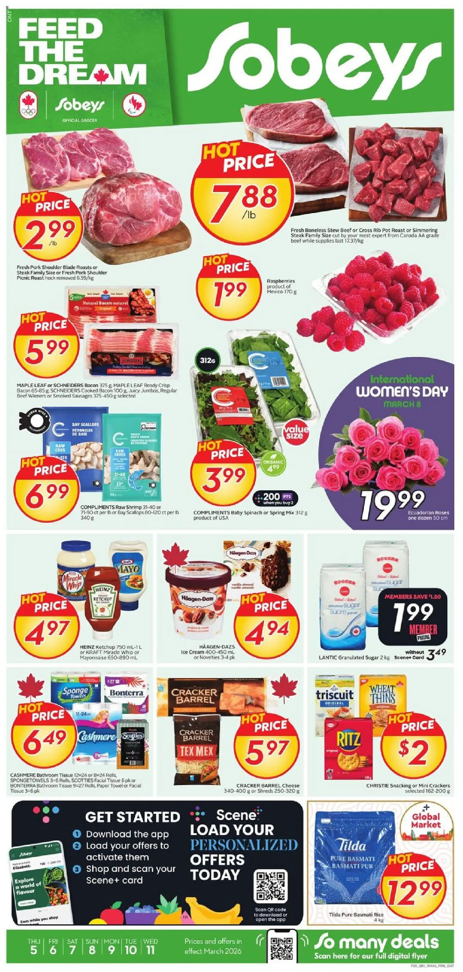 Preview of leaflet Weekly flyer / circulaire from shop Sobeys is valid from Mar 05, 2026