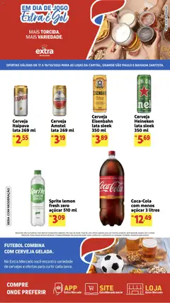 Pré-Visualização do folheto "Ofertas de Mercado Viral Gol" da loja Extra válido a partir de 17/10/2025