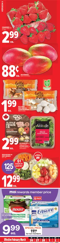 Preview of leaflet Québec from shop Metro is valid from Feb 26, 2026