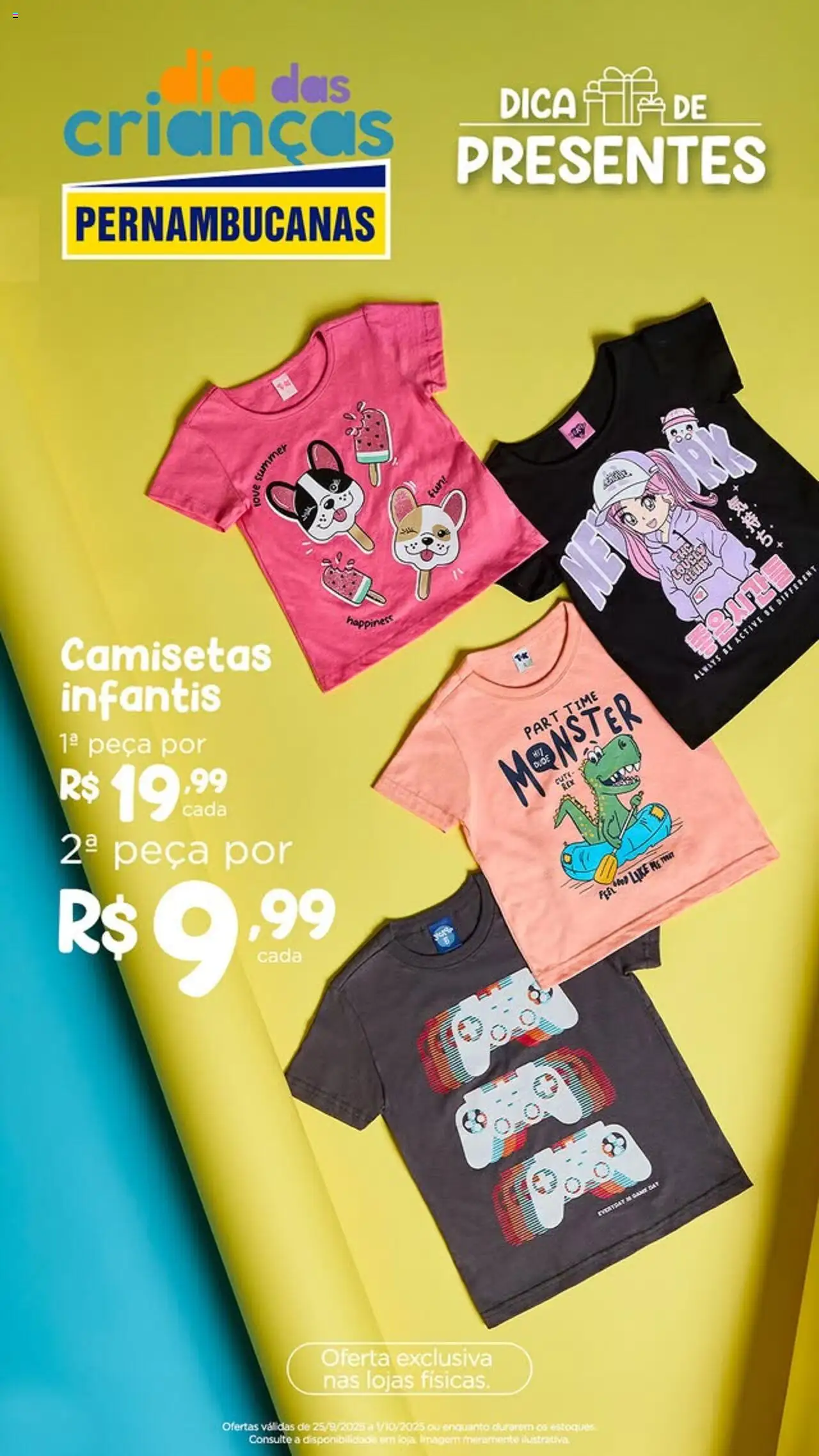 Pernambucanas folheto "Ofertas Especial Dia das Crianças" válido a partir de 25/09/2025 - número de página 1