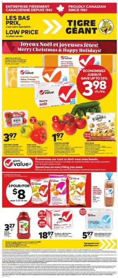 Preview of leaflet Weekly Flyer from shop Giant Tiger is valid from Dec 25, 2025