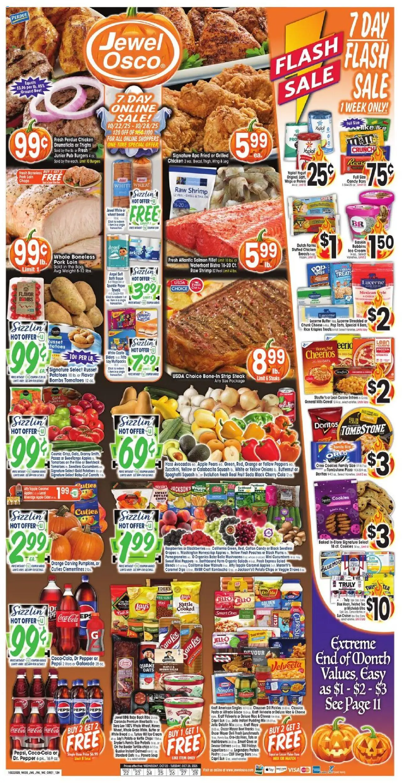 Jewel Osco Weekly Ad from 10/22/2025 - Flyer - Page number 1