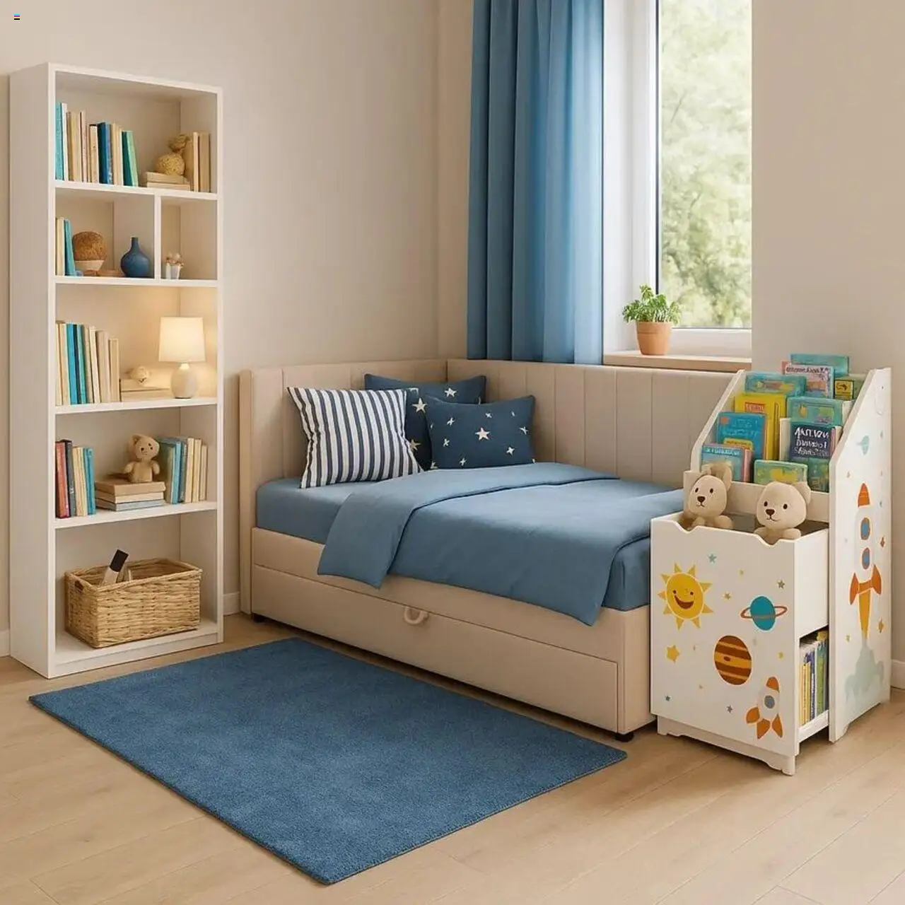 Zipli Blue Kids Room: Modern Style from 09/18/2025 - Flyer - Page number 1