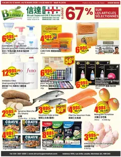 Un aperçu du dépliant Btrust Supermarket weekly flyer / circulaire du magasin Btrust Supermarket est valide à partir 12 mars 2026