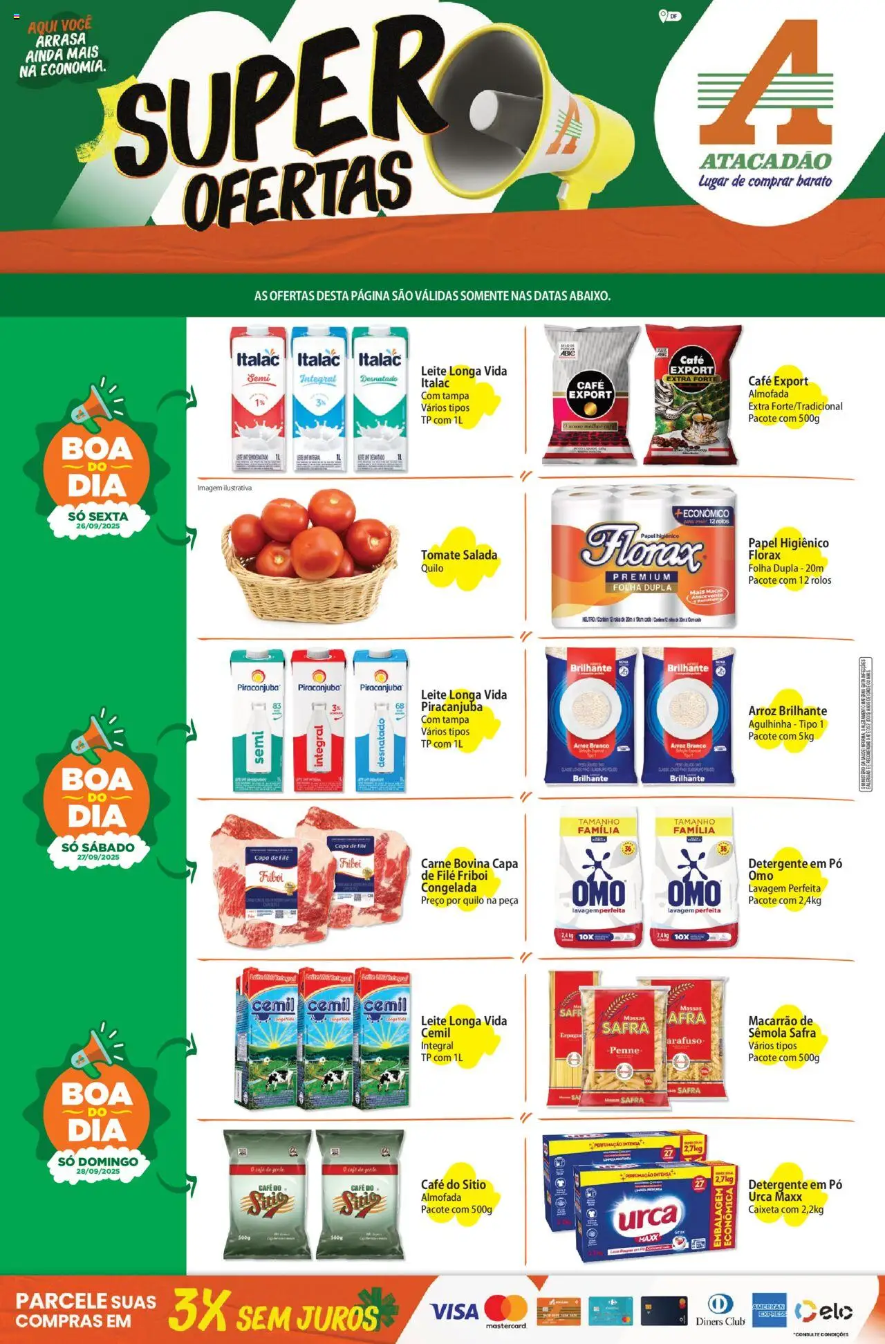 Atacadão folheto "Ofertas - DF" válido a partir de 26/09/2025 - número de página 1