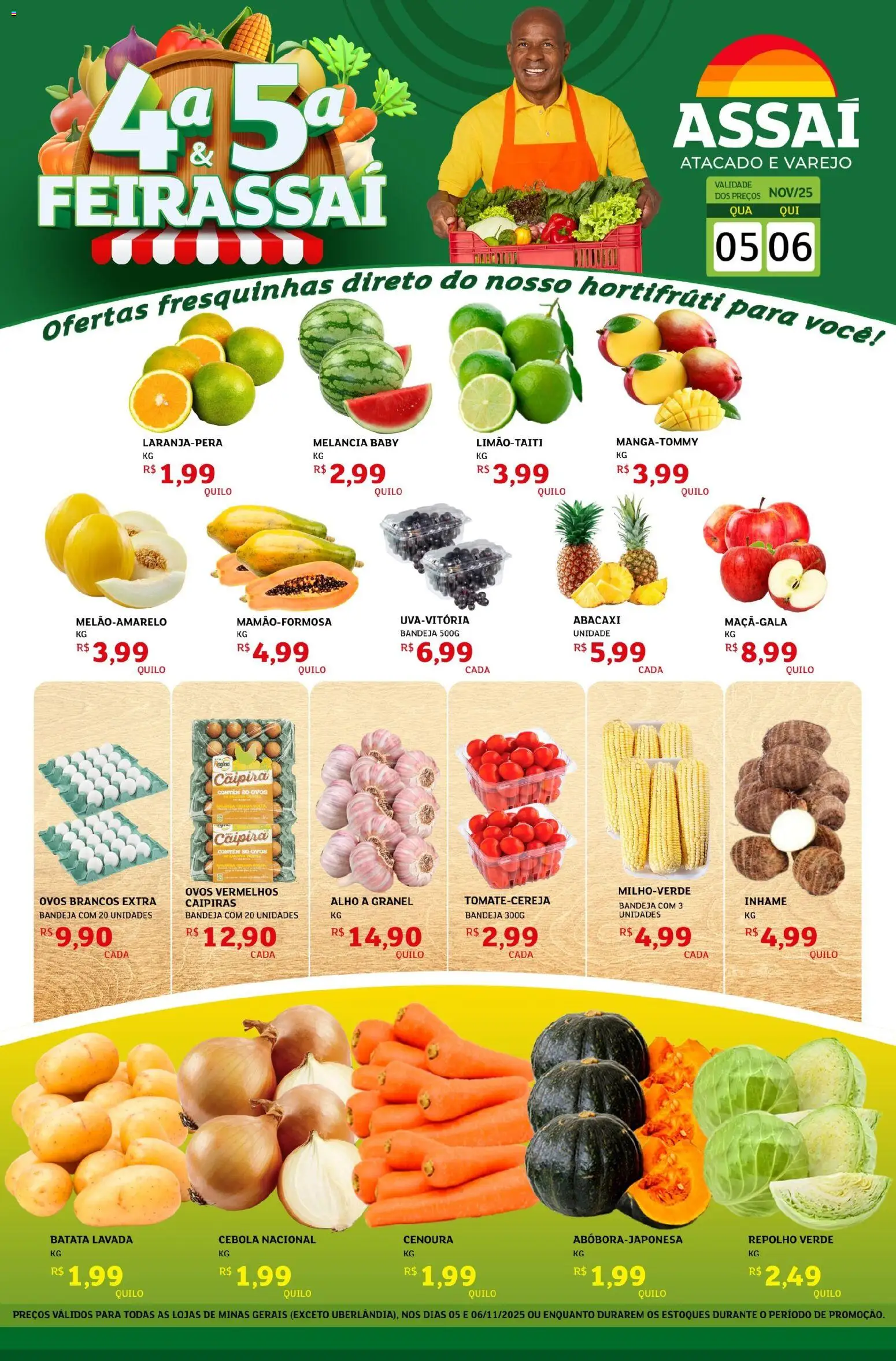 Pré-Visualização do folheto "Encarte - MG" da loja Assaí Atacadista válido a partir de 05/11/2025
