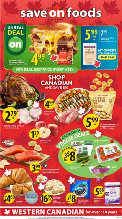 Preview of leaflet Save on foods weekly flyer / circulaire from shop Save on foods is valid from Apr 23, 2026