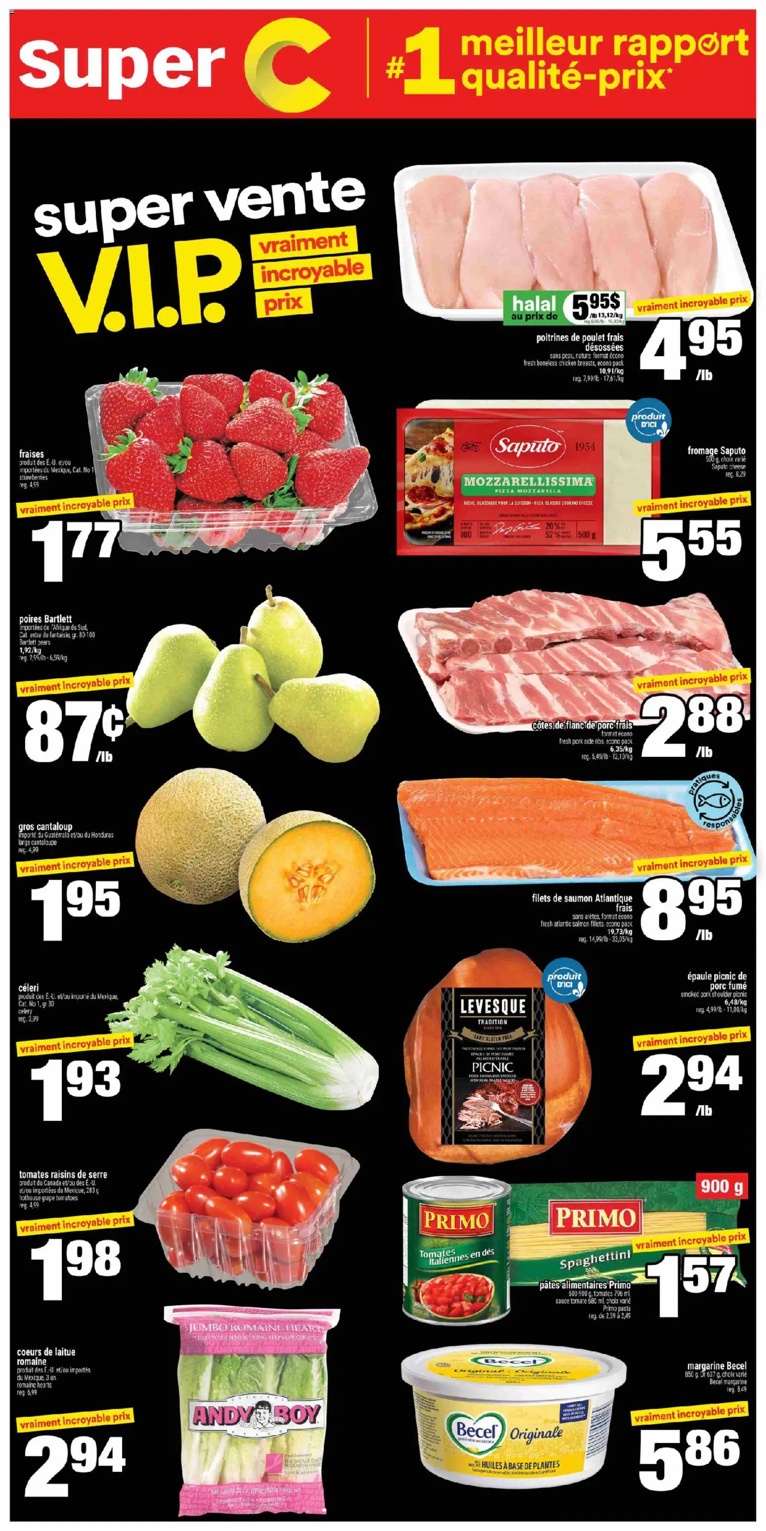 Preview of leaflet Super C weekly flyer - Sept-Îles from shop Super C is valid from Mar 19, 2026