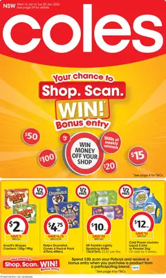 Preview of catalogue Catalogue from shop Coles valid 14/01/2026