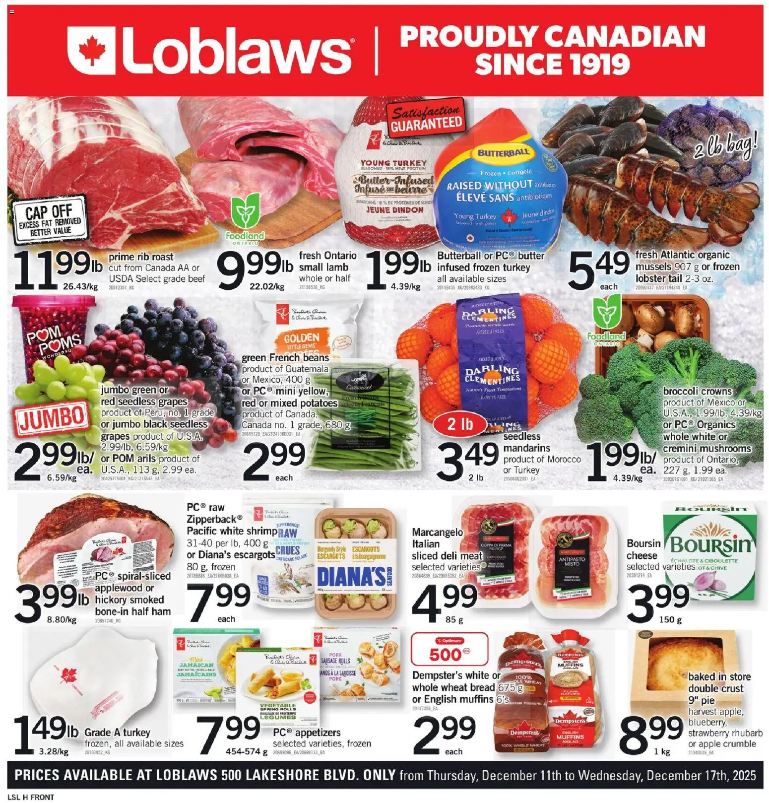 Preview of leaflet Weekly Flyer - ON from shop Loblaws is valid from Dec 11, 2025