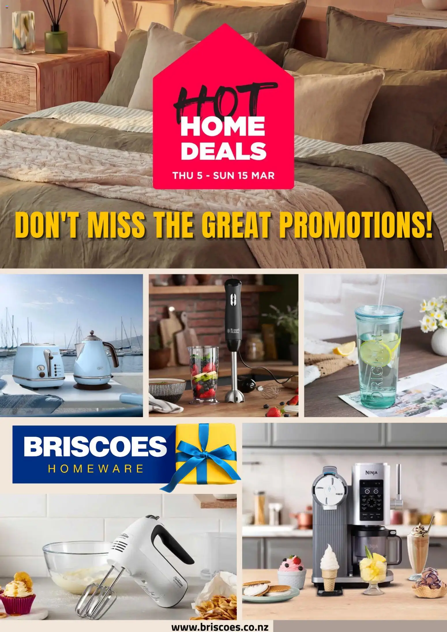 Preview of catalogue Briscoes catalogue from shop Briscoes valid 9 Mar 2026