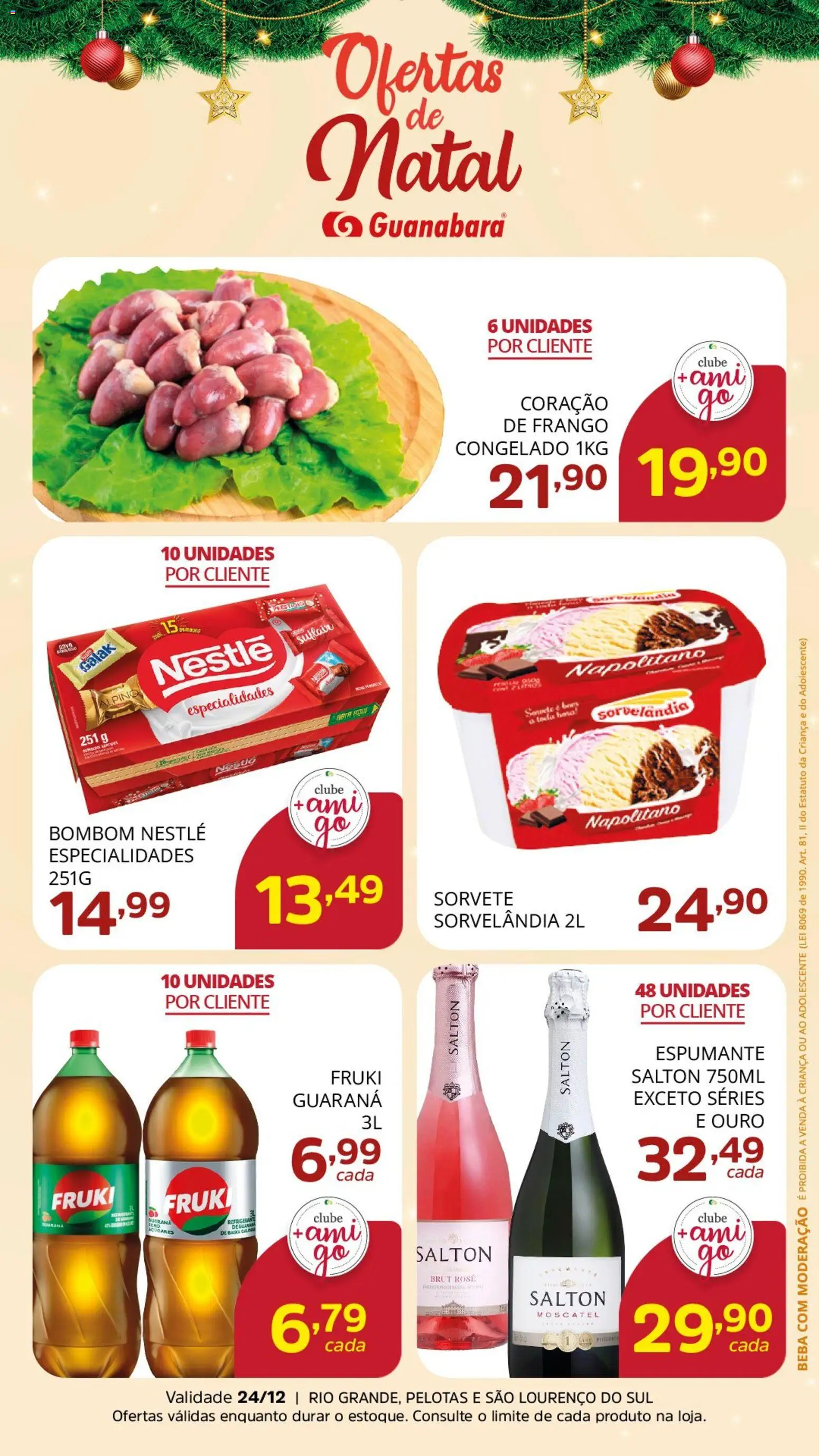 Pré-Visualização do folheto "Ofertas da semana" da loja Supermercado Guanabara válido a partir de 24/12/2025