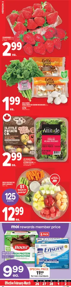 Preview of leaflet Montréal from shop Metro is valid from Feb 26, 2026