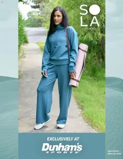Ad Preview of Dunham's Sports Sola Apparel Guide from 08/14/2025
