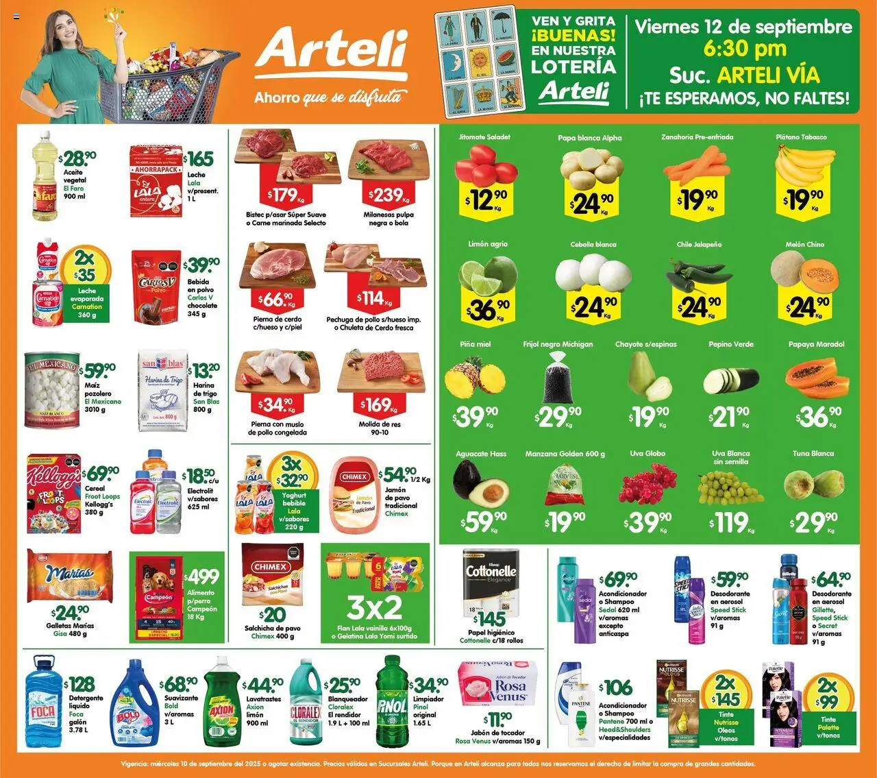 Prensa Valles Arteli y sus promociones válidas desde el 10/09/2025 - Número de página 1