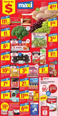 Preview of leaflet Weekly flyer / circulaire from shop Maxi is valid from Sep 04, 2025