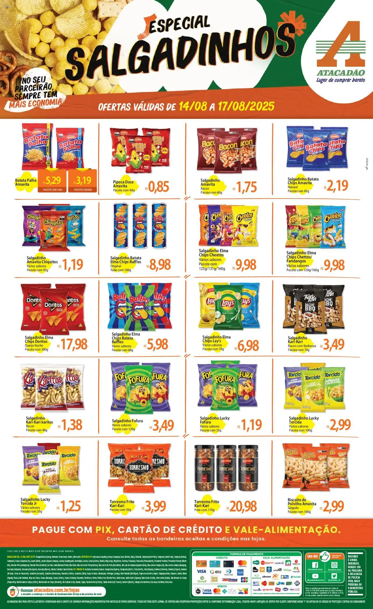 Atacadão folheto "Ofertas - SP" válido a partir de 14/08/2025 - número de página 1