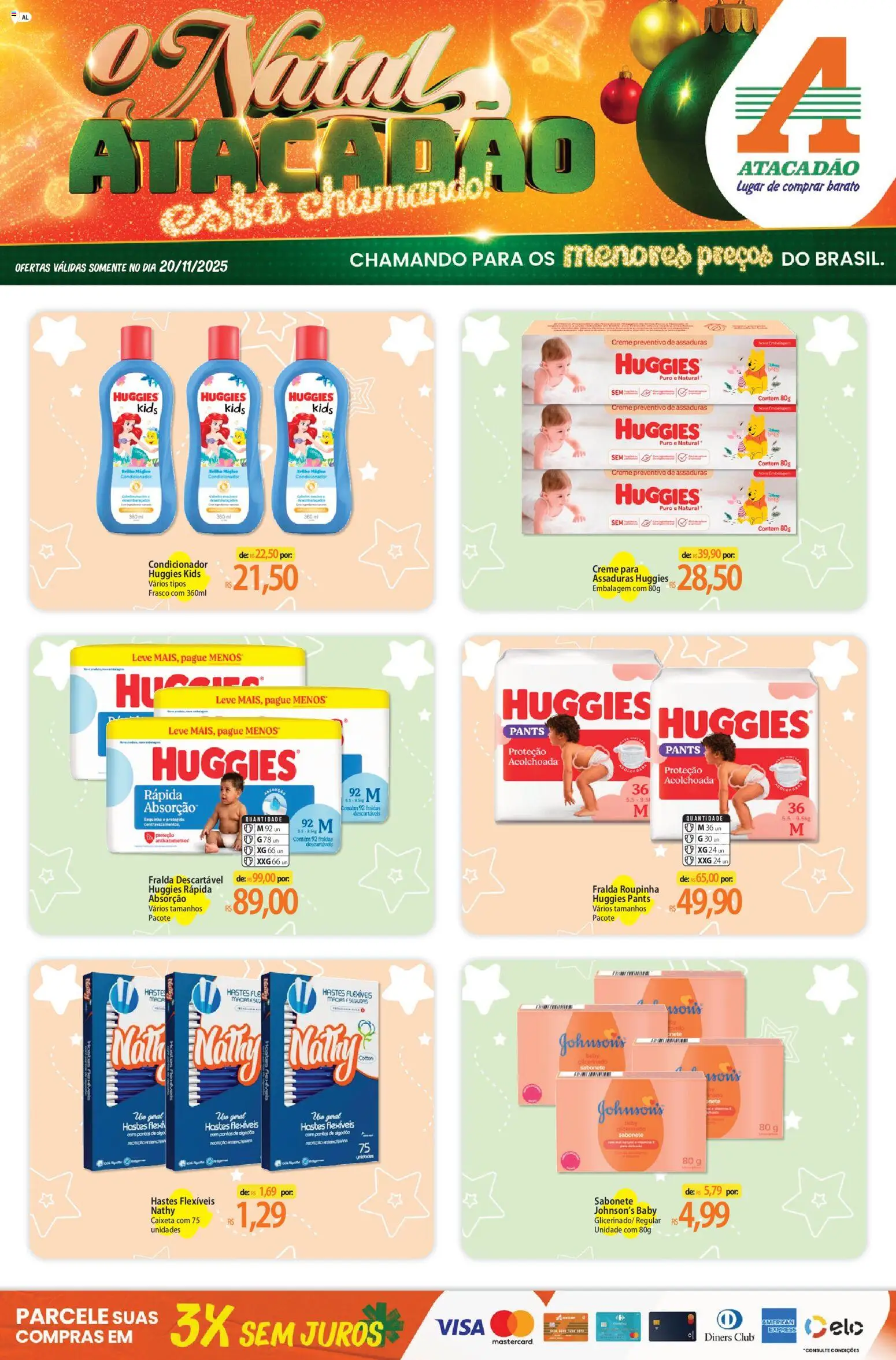 Pré-Visualização do folheto "Ofertas - RN" da loja Atacadão válido a partir de 20/11/2025