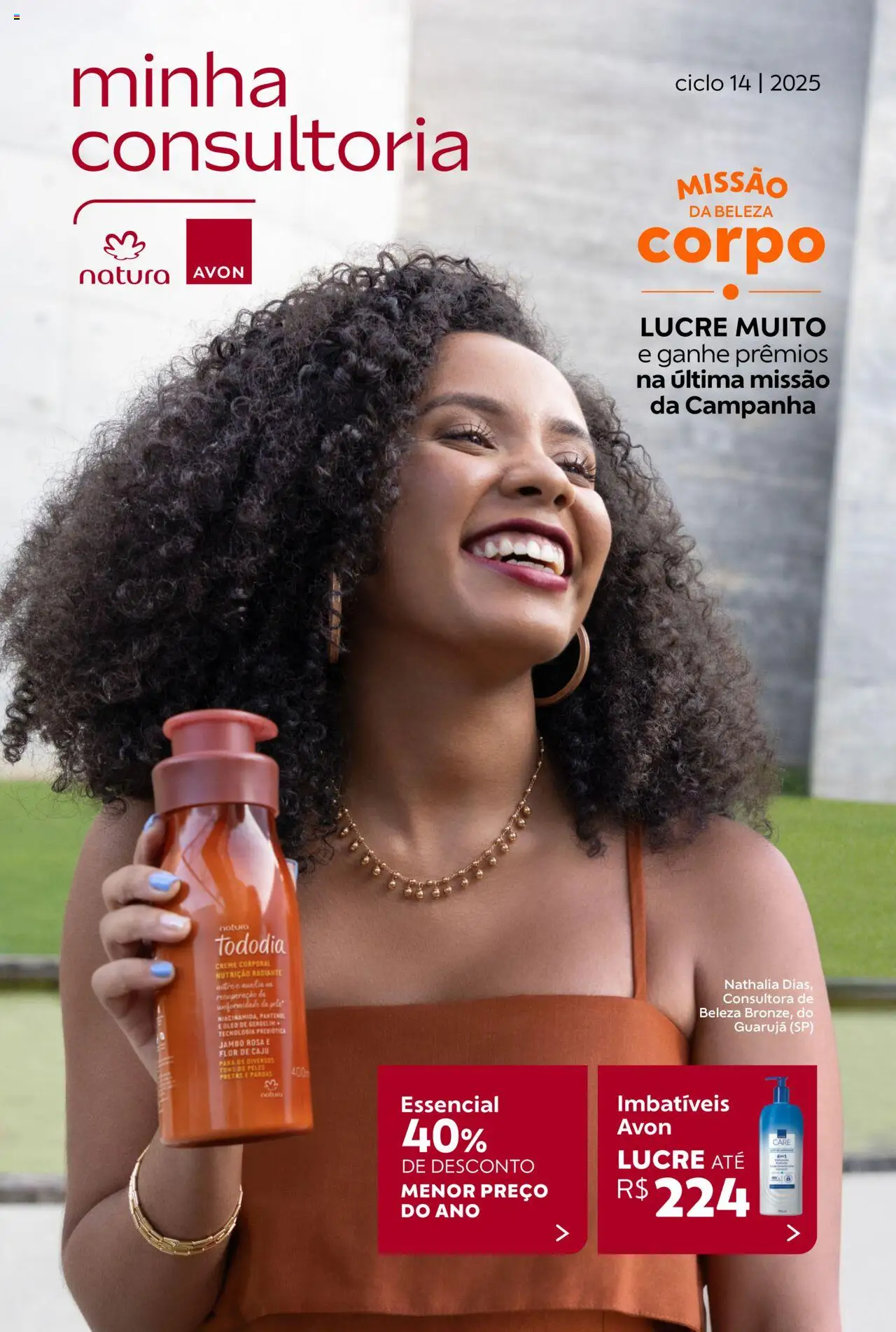 Avon folheto "Campanha 14: Minha Consultoria" válido a partir de 13/08/2025 - número de página 1