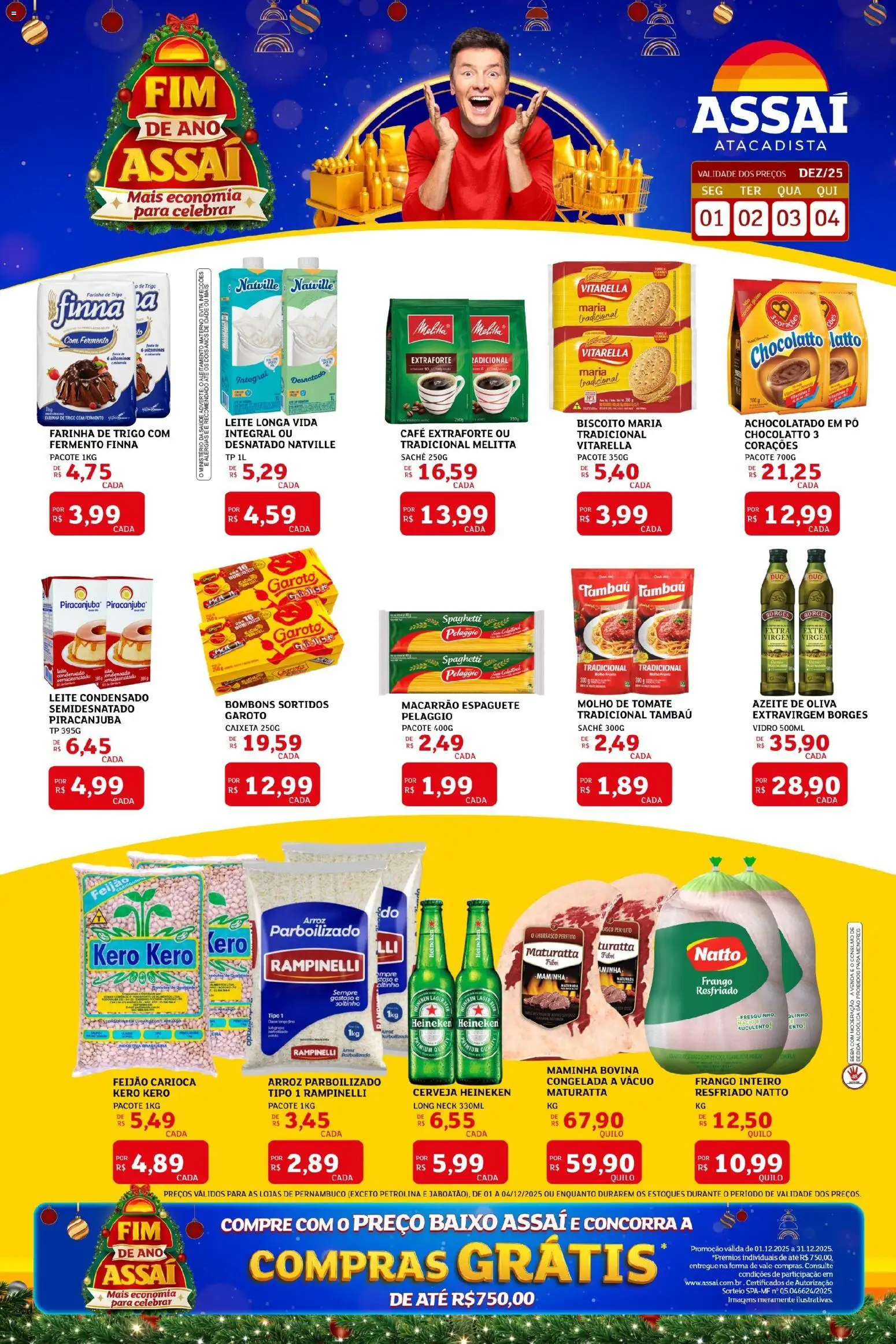 Pré-Visualização do folheto "Encarte - PE" da loja Assaí Atacadista válido a partir de 01/12/2025