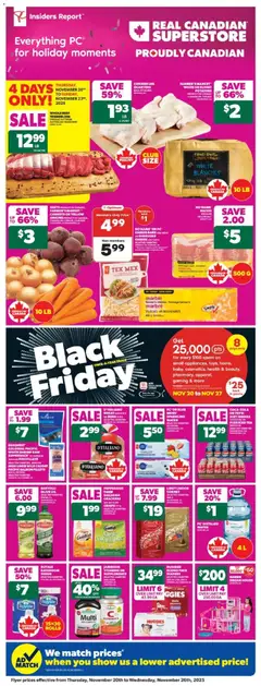 Preview of leaflet Black Friday from shop Real Canadian Superstore is valid from Nov 20, 2025 | Page: 3