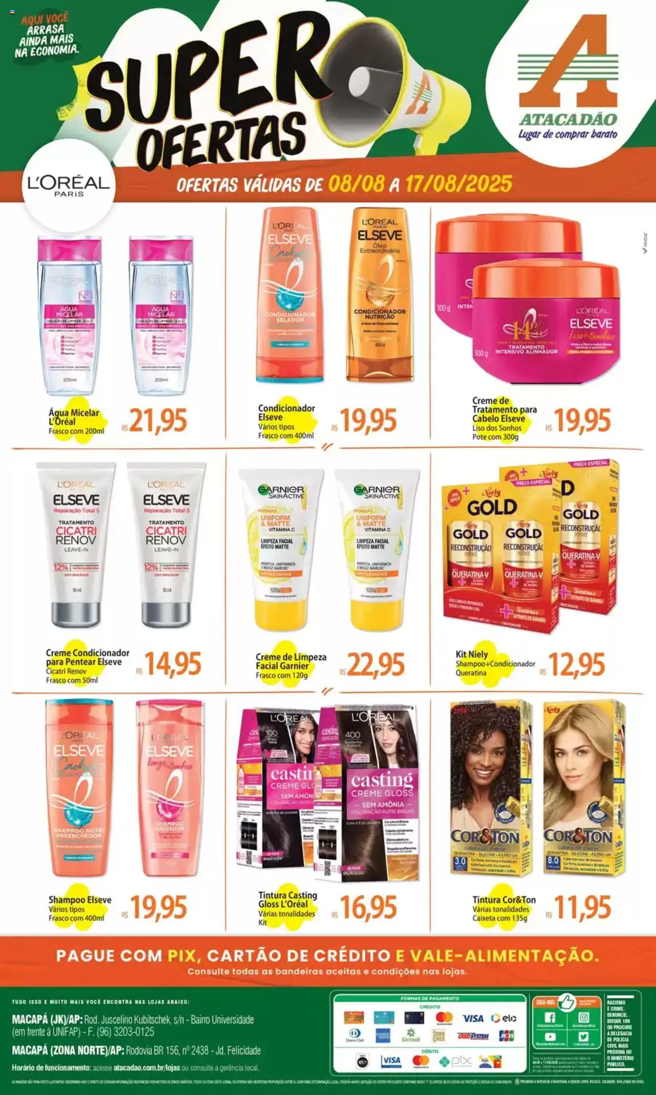 Atacadão folheto "Ofertas Beleza" válido a partir de 08/08/2025 - número de página 1