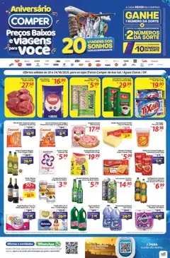 Pré-Visualização do folheto "Ofertas da semana" da loja Comper válido a partir de 20/10/2025