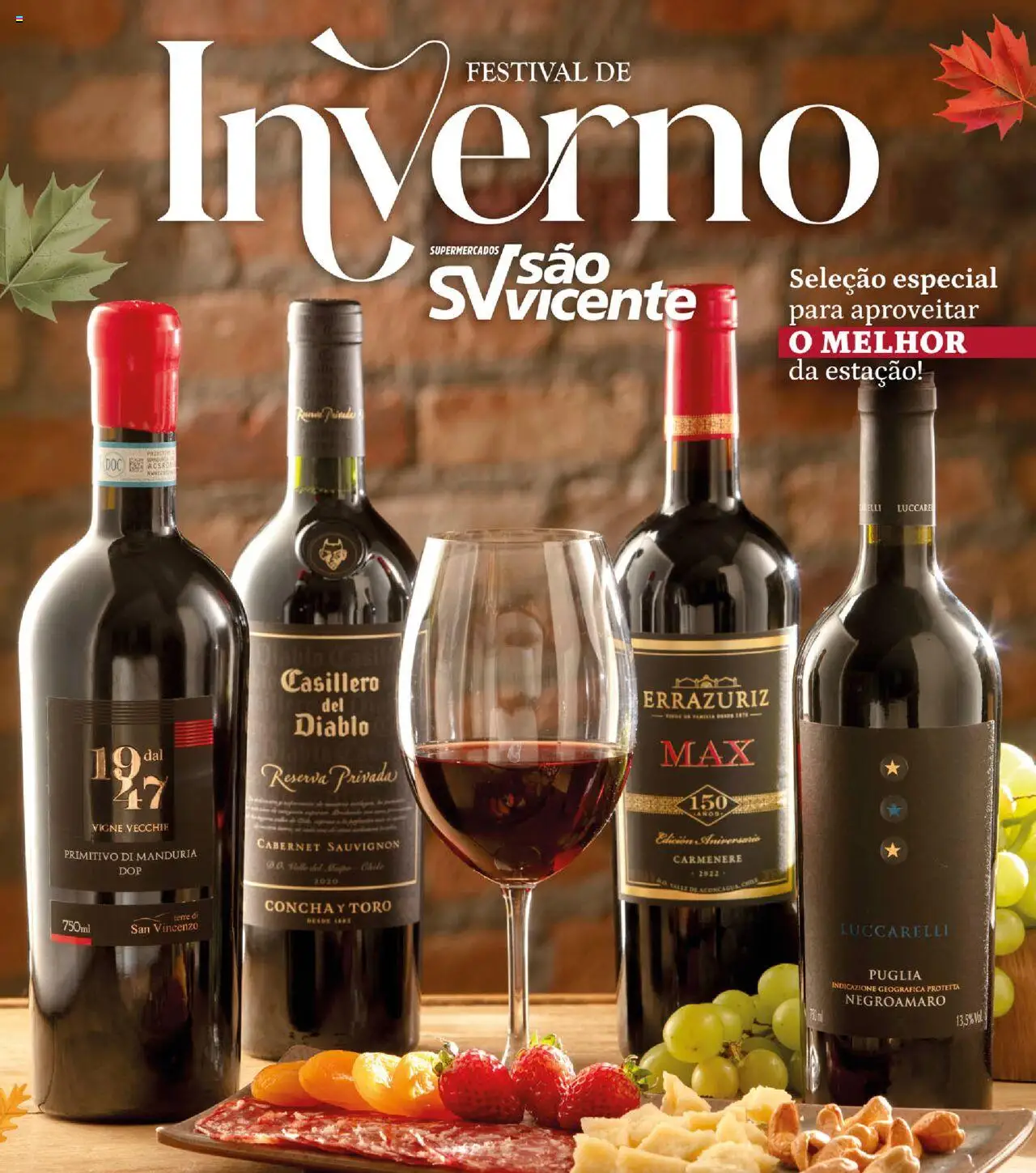 Supermercados São Vicente folheto "Ofertas Festival de Inverno" válido a partir de 16/07/2025 - número de página 1