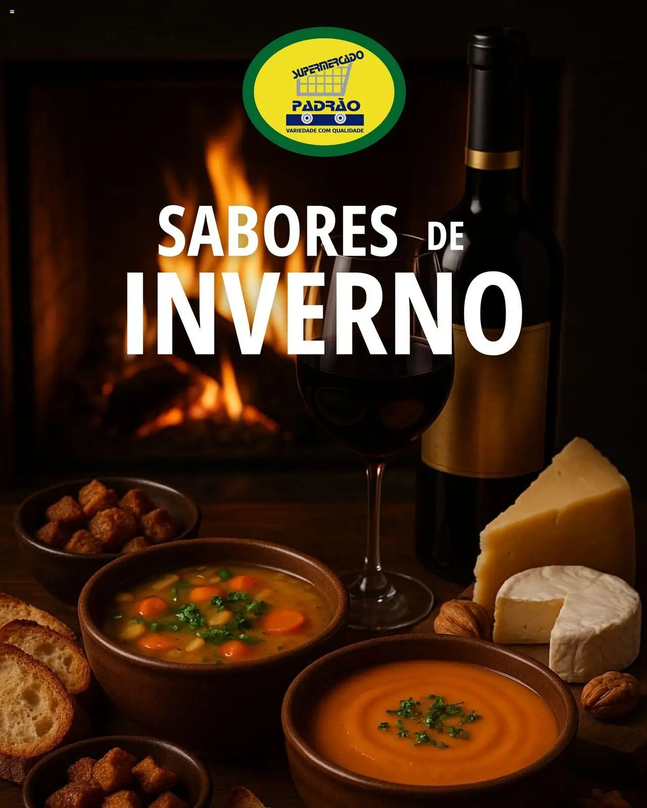 Supermercado Padrão folheto "Ofertas Sabores de Inverno" válido a partir de 16/07/2025 - número de página 1