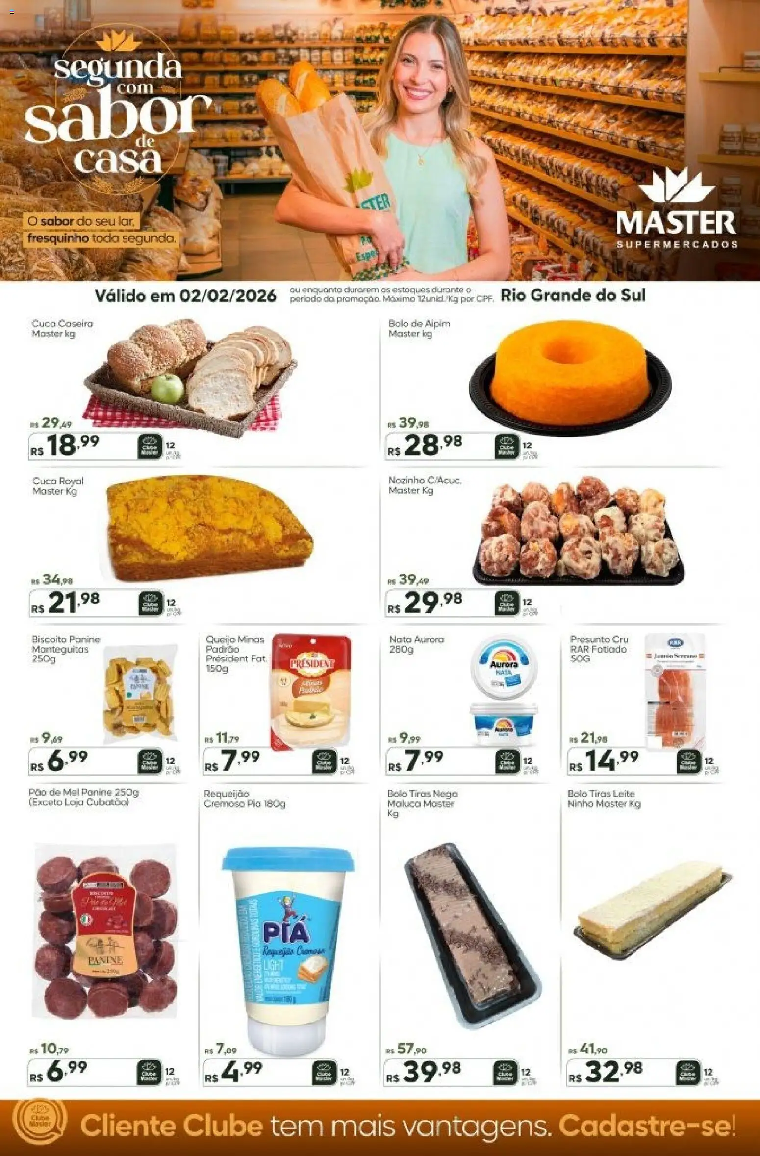 Pré-Visualização do folheto "Ofertas do Dia - RS" da loja Master válido a partir de 02/02/2026
