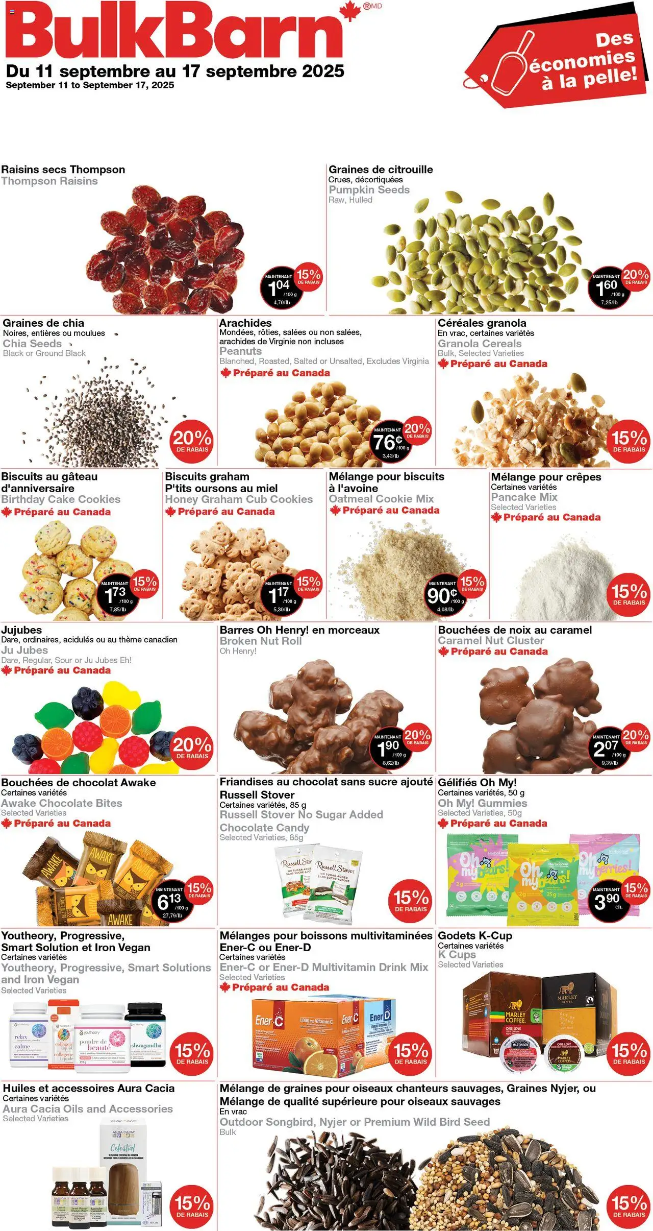 Bulk Barn flyer valid from Sep 11, 2025 - page number 1