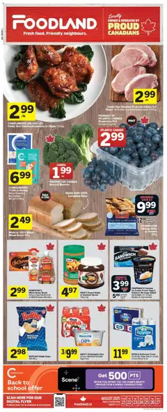 Un aperçu du dépliant Weekly Flyer - NS du magasin Foodland est valide à partir 21 août 2025
