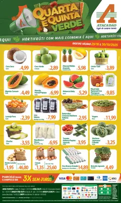 Pré-Visualização do folheto "Ofertas - PR" da loja Atacadão válido a partir de 29/10/2025
