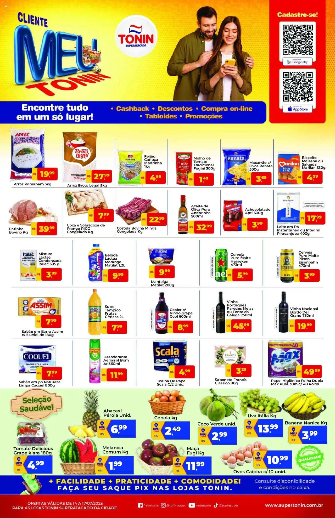 Tonin Superatacado folheto "Ofertas da semana" válido a partir de 14/07/2025 - número de página 1