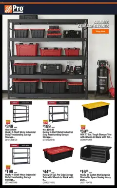 Ad Preview of Home Depot Shop Pro Ad - FL from 08/11/2025