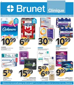 Un aperçu du dépliant Clinique du magasin Brunet est valide à partir 14 août 2025