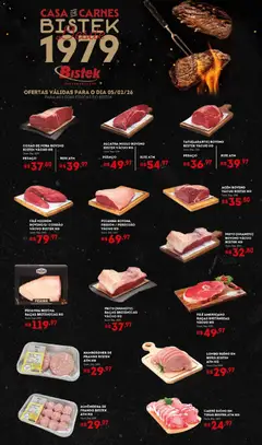 Pré-Visualização do folheto "Ofertas Quinta das Carnes" da loja Bistek Supermercados válido a partir de 05/02/2026