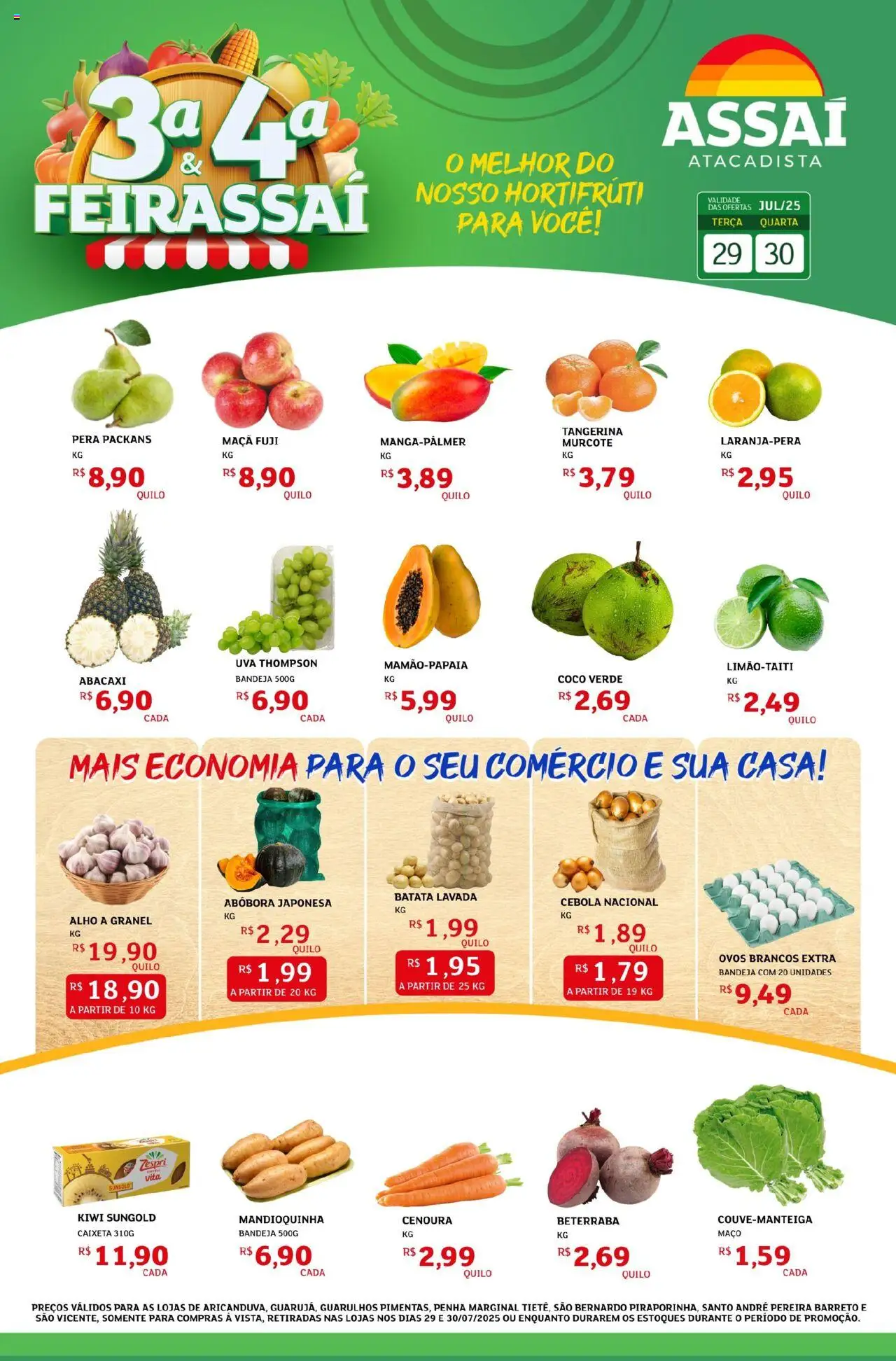 Assaí Atacadista folheto "Encarte - SP" válido a partir de 29/07/2025 - número de página 1