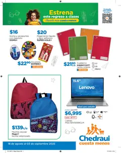 Vista previa las ofertas de la tienda Chedraui - Promociones desde el 18/08/2025 