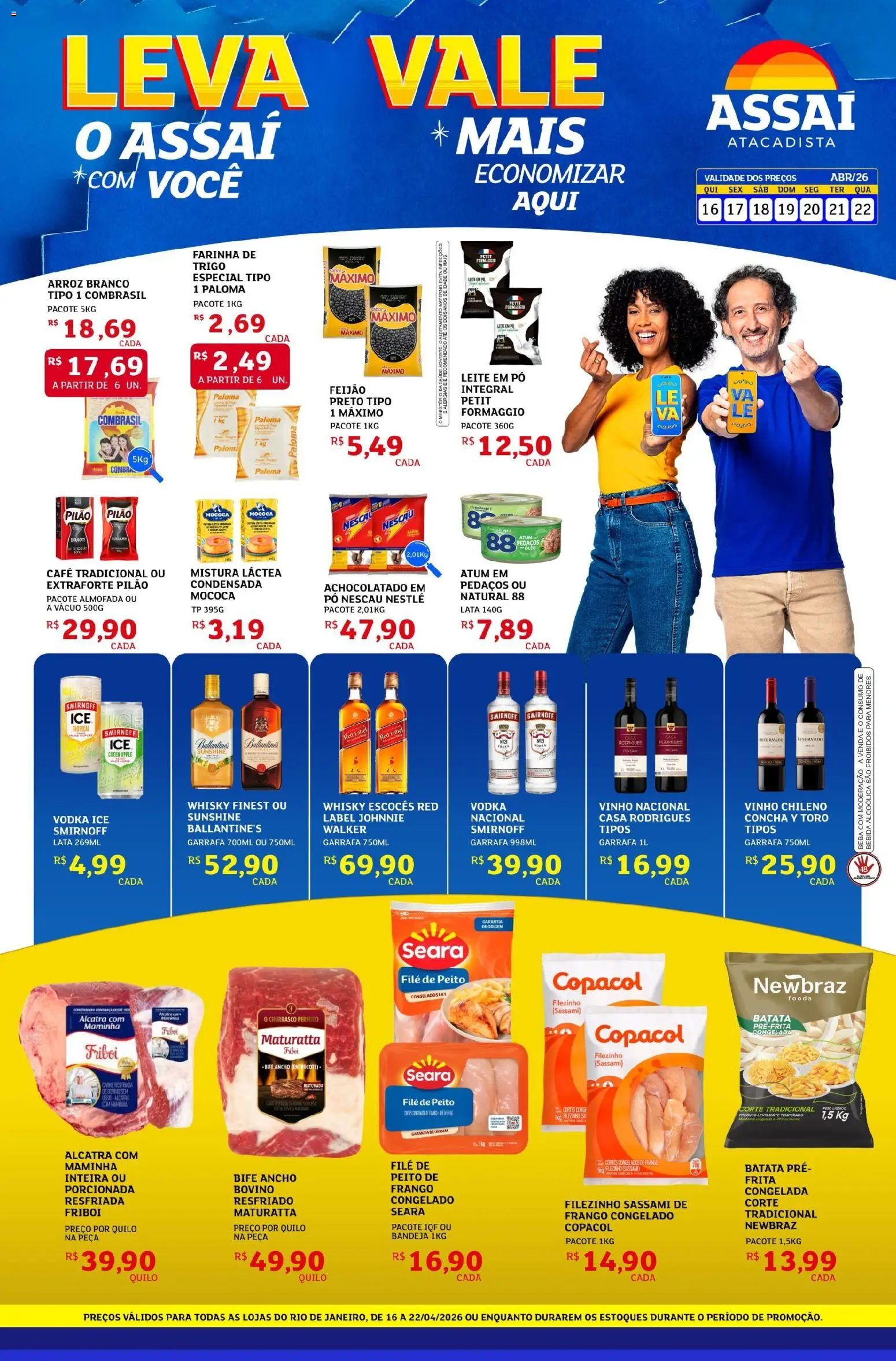 Pré-Visualização do folheto "Assaí Atacadista ofertas - RJ" da loja Assaí Atacadista válido a partir de 16/04/2026