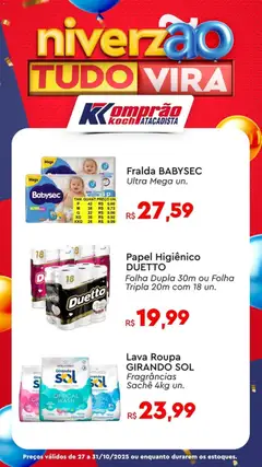 Pré-Visualização do folheto "Ofertas da semana" da loja Komprao Atacadista válido a partir de 27/10/2025 | Página: 6