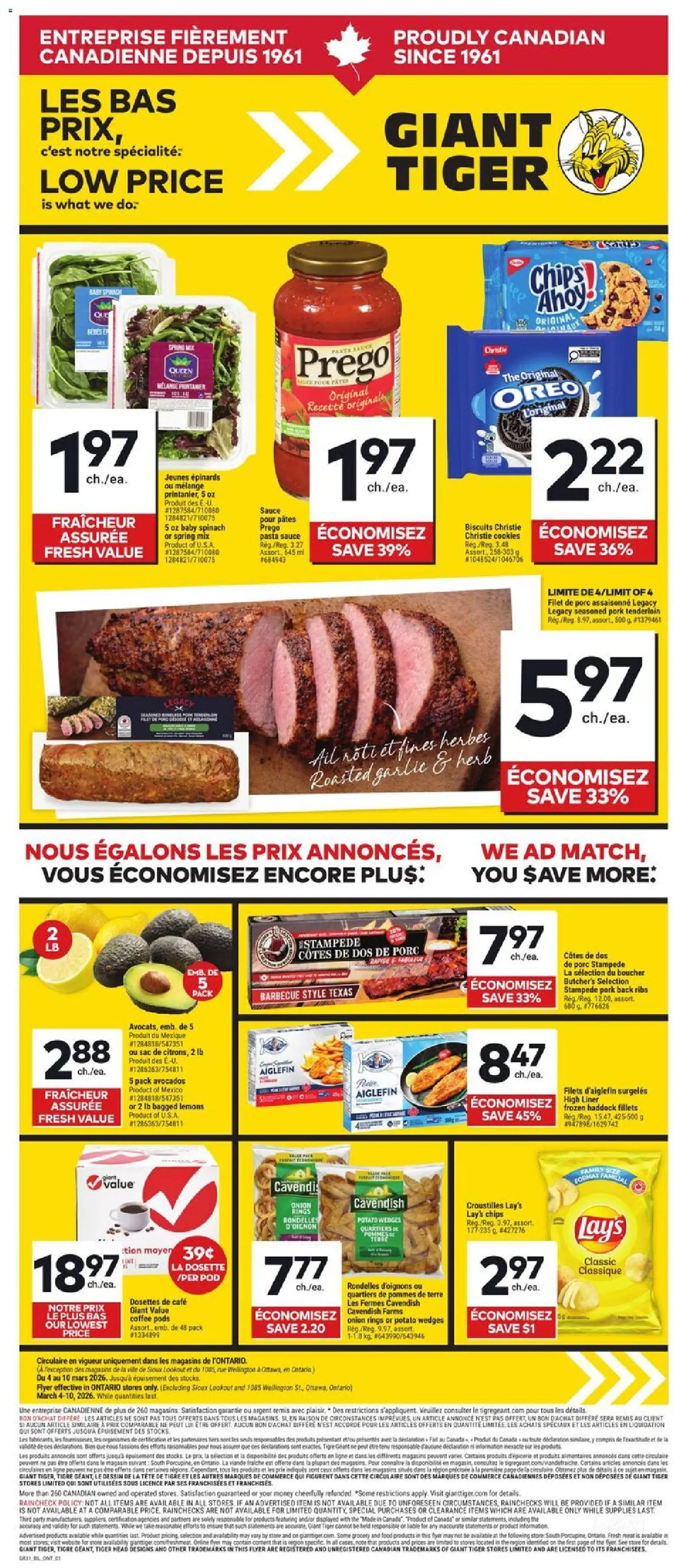 Preview of leaflet Giant Tiger circulaire from shop Giant Tiger is valid from Mar 04, 2026