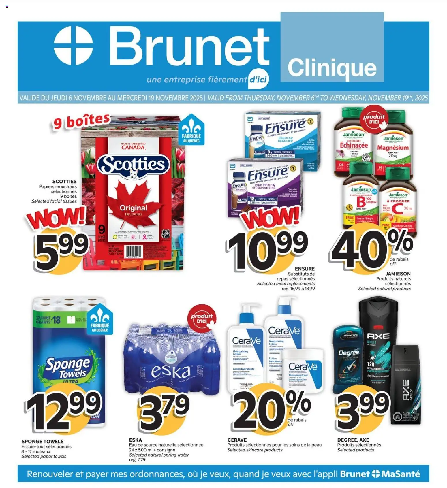 Preview of leaflet Clinique from shop Brunet is valid from Nov 06, 2025