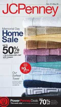 Ad Preview of JCPenney JCPenney Memorial Day Home Sale from 04/27/2026
