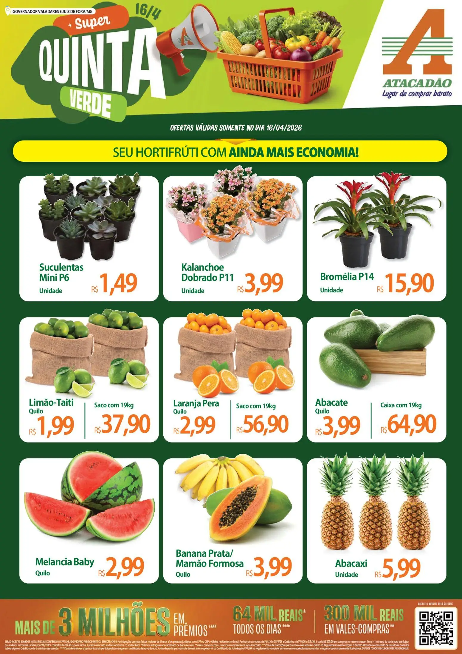 Pré-Visualização do folheto "Atacadão ofertas - MG" da loja Atacadão válido a partir de 16/04/2026