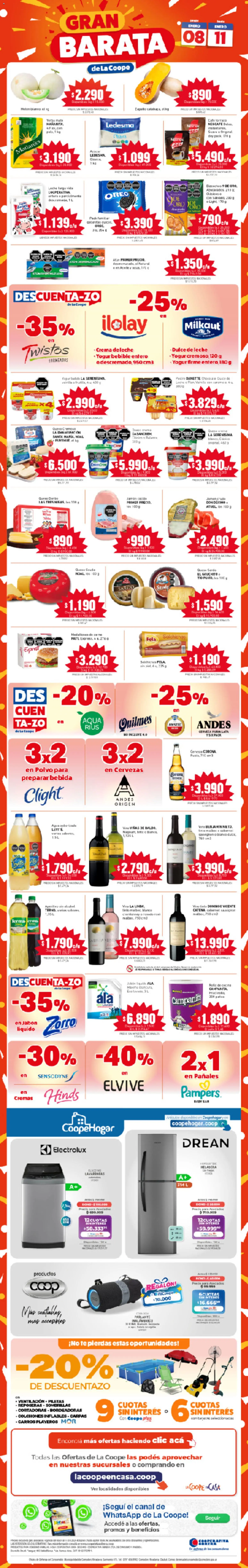 Vista previa del folleto de la tienda Cooperativa Obrera válido desde el 08/01/2026 