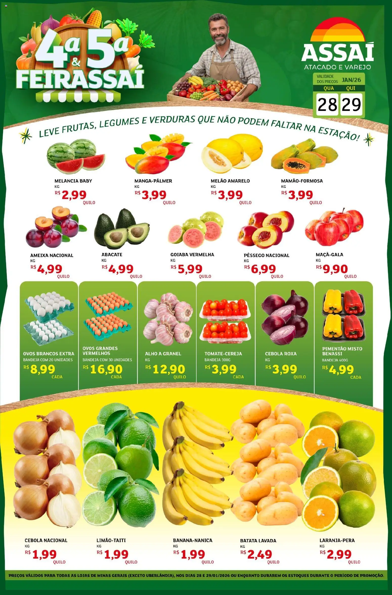 Pré-Visualização do folheto "Encarte - MG" da loja Assaí Atacadista válido a partir de 28/01/2026